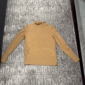 French Connection Camel/Tan Knit Turtleneck Sweater